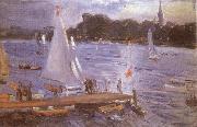 The Alster at Hamburg Max Slevogt